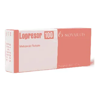Lopresor 100 Mg Tablet 20P